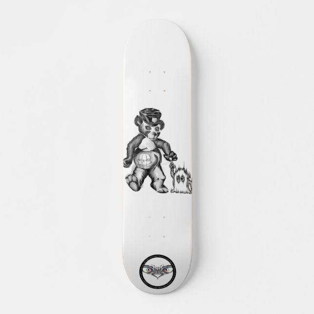 Panda patrol Halloween cosplay Bilder Mini Skateboard Bräda 18,5 Cm (Framsida)