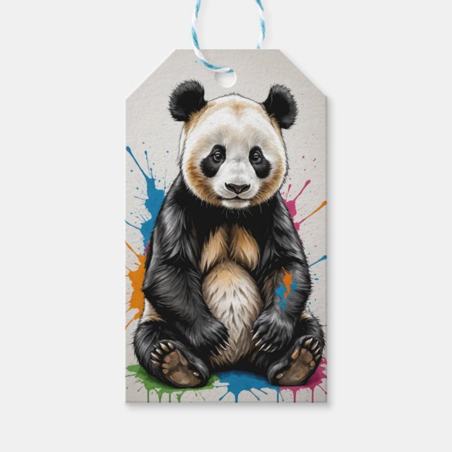 PANDA - PENCIL - FÄRG PRESENTETIKETT (Framsidan)