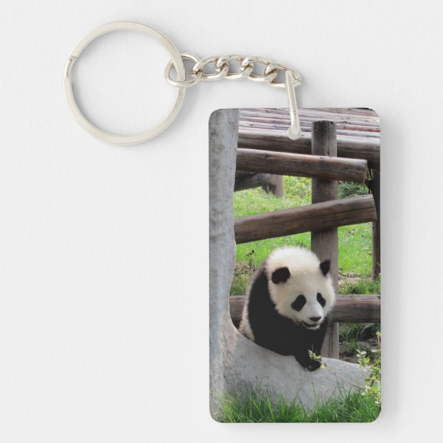 Panda Photograph Nyckelring (Framsidan)