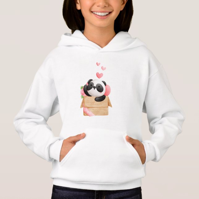 🐼 Panda Pic-Logotyp - en charmig och unik design T Shirt (Framsida)