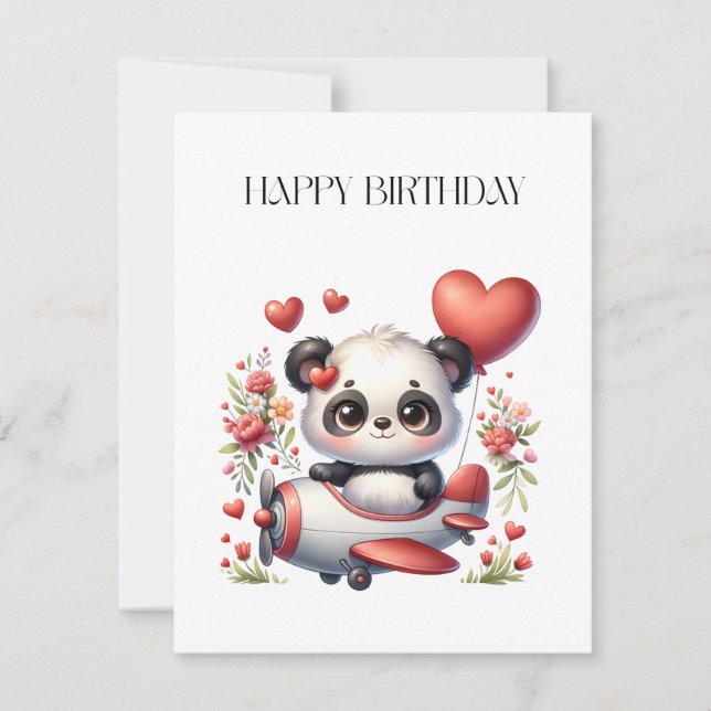 Panda Pilot Födelsedag (Framsida)