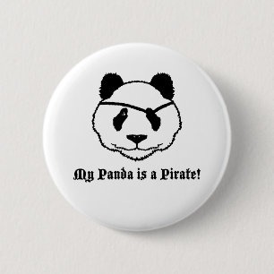 Panda Pirat Knapp