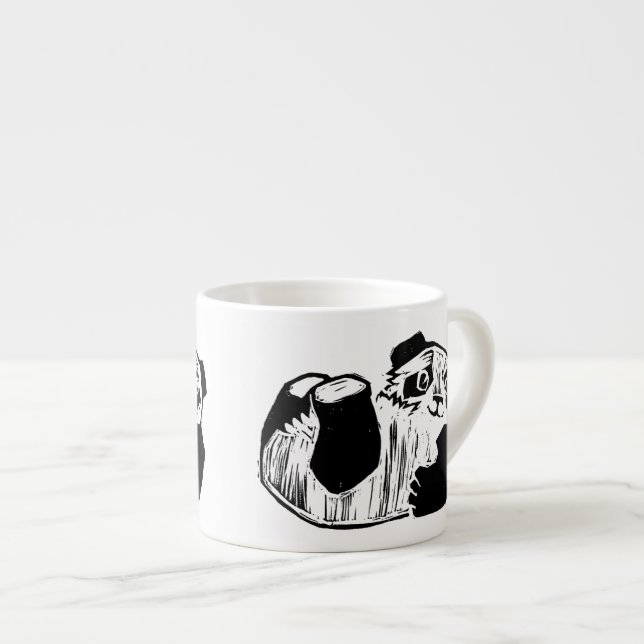 Panda Play Espresso Mugg Espressomugg (Framsida höger)