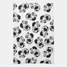 Panda Play Kitchen Towel 16 x 24 tum Kökshandduk