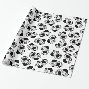 Panda Play Wrapping Papprare, 30 x 6 tum Presentpapper