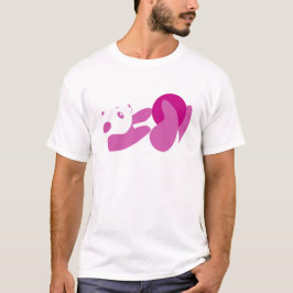 Panda Plouting (Lila) T-shirt