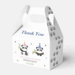 Panda Pojke och Flickas Födelsedag Presentaskar
