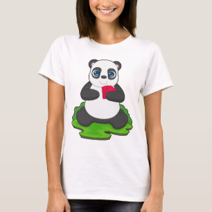 Panda Poker Pokerkort Kortspel T Shirt