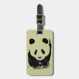 Panda Pop Art Bagagebricka