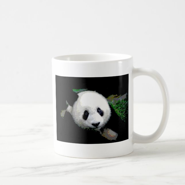 Panda Pop Art Kaffemugg (Höger)