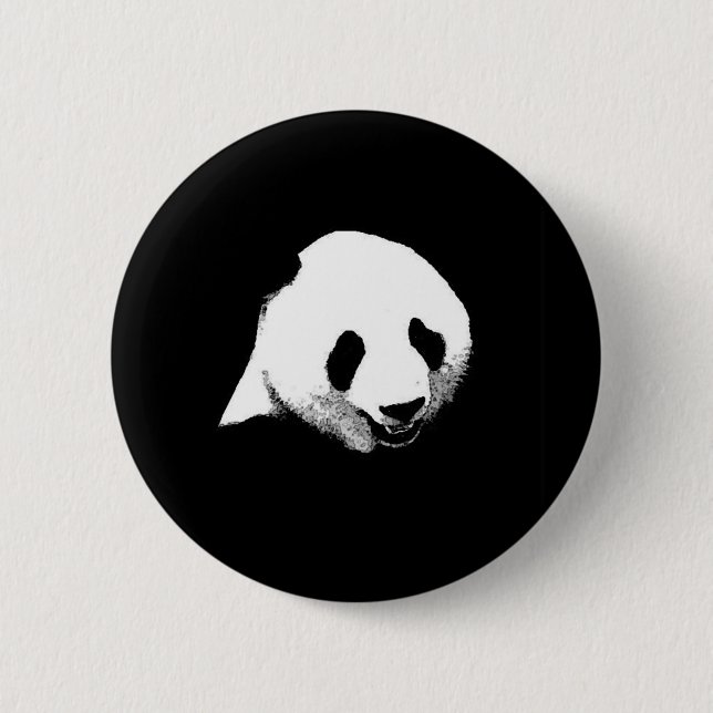 Panda Pop Art Knapp (Framsida)