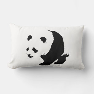 Panda Pop Art Lumbar Pillow Lumbarkudde
