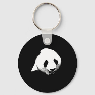 Panda Pop Art Nyckelring