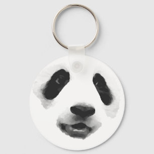 Panda Pop Art Nyckelring