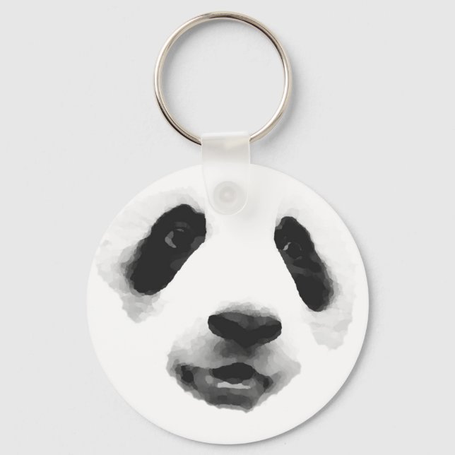 Panda Pop Art Nyckelring (Framsida)