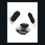 Panda Pop Art Poster<br><div class="desc">Spara Pandas - Panda Pop Art Stil Image - Protect Pandas - Räddat planeten</div>
