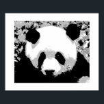 Panda Pop Art Poster Skriv ut - Panda Poster<br><div class="desc">Spara Pandas - Panda Black & White Pop Art Image - Panda Porträtt - Panda Ansikte / Head Pop Art Stil Digital Artwork - Protect Pandas - Natur Environment Grönt World - Bear / Animal Bilder - Spara Pandas - Räddat planeten</div>