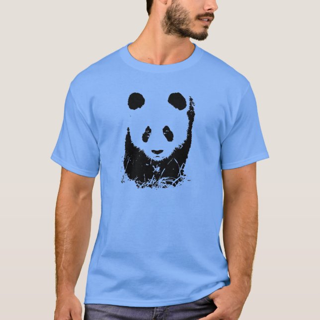 Panda Pop Art T Shirt (Framsida)