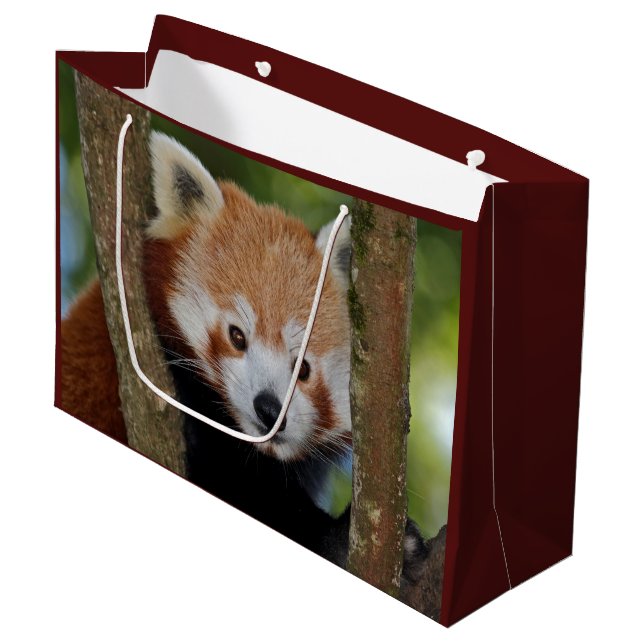 Panda Porträtt Gift Bag (Framsidan Vinklad)