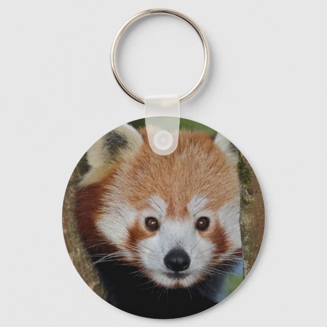 Panda Porträtt Nyckelring (Framsida)
