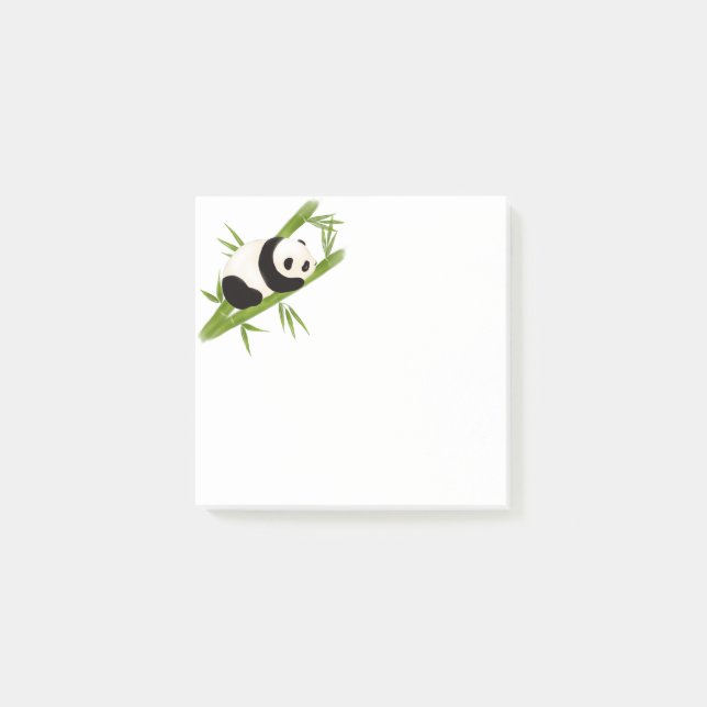 Panda Post-it-anteckningar Post-it Block (Framsida)
