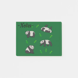 Panda Post-it Block