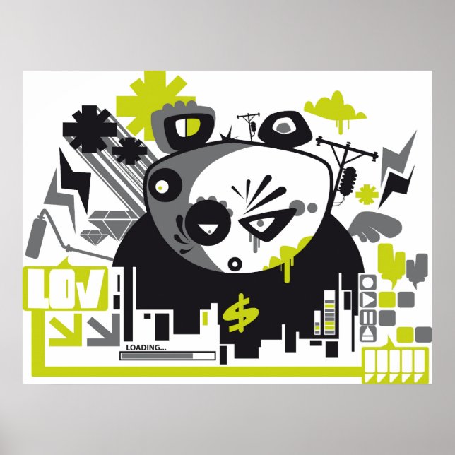 panda poster (Framsidan)