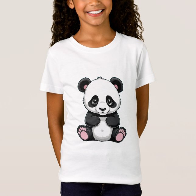 Panda Prated T-Shirt (Framsida)