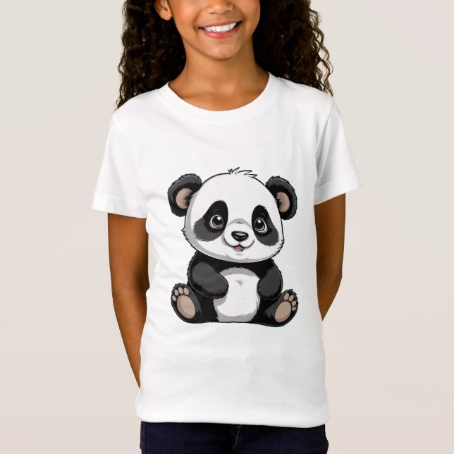 Panda Prated T-Shirt (Framsida)
