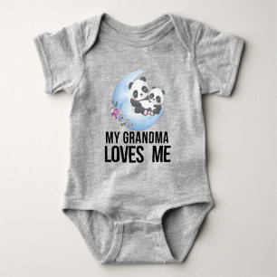 Panda 🐼 Present till barnbarn - Mormor älskar mig T Shirt