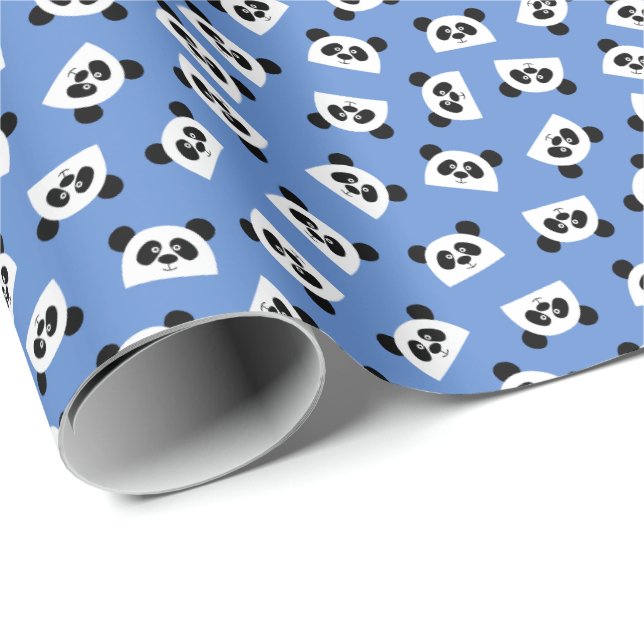 Panda Presentpapper (Rullad Hörn)