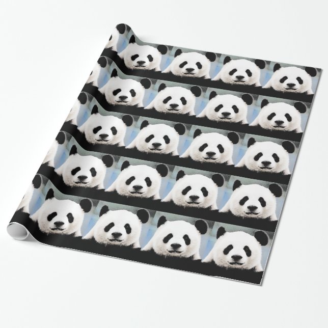 Panda Presentpapper (Utrullad)