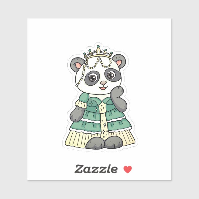 Panda Princess Klistermärken (Ark)