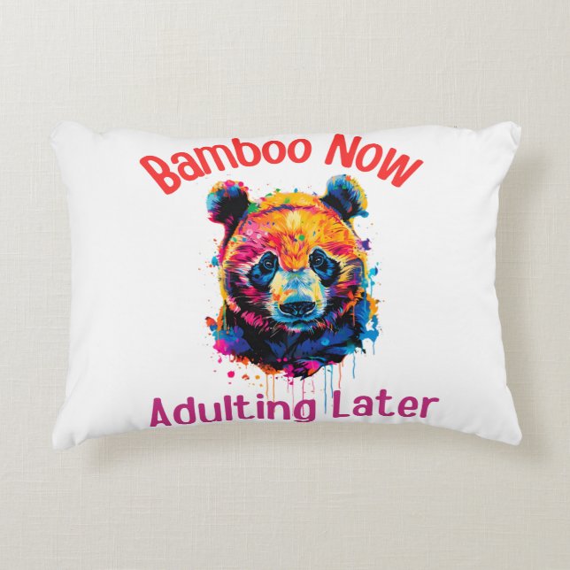 Panda Prydnadskudde (Framsidan)