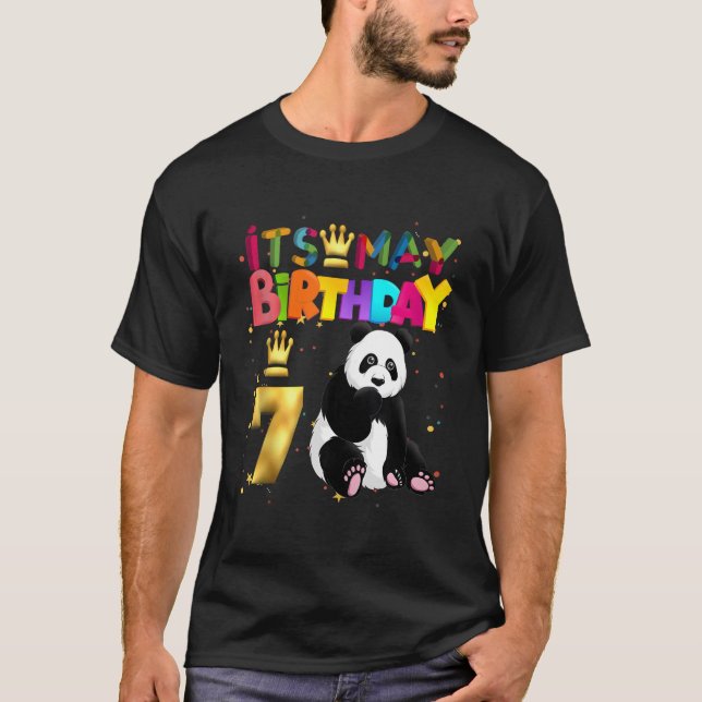 Panda Py Djur 7:e Panda T Shirt (Framsida)
