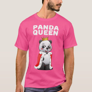 Panda Queen Girls Panda Tshirt Womens Panda T Shirt