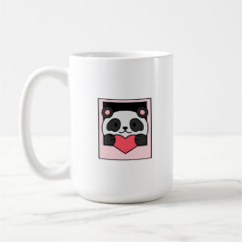 Panda qui donne de l'amour kaffemugg