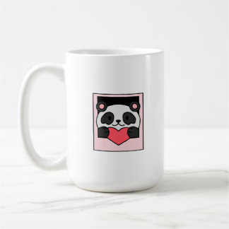 Panda qui donne de l'amour kaffemugg