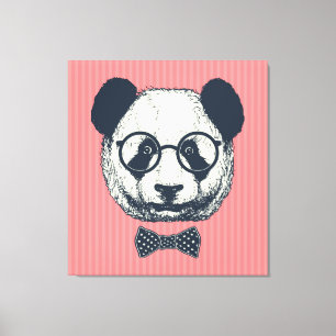 Panda Rand Canvastryck