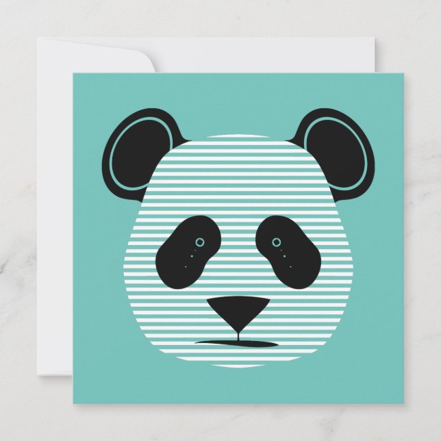 panda rand inbjudningar (Framsida)