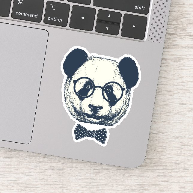 Panda Rand Klistermärken (Detalj)