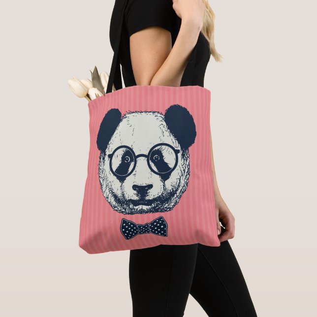 Panda Rand Tygkasse (Närbild)