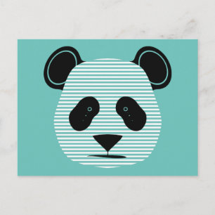 panda rand vykort