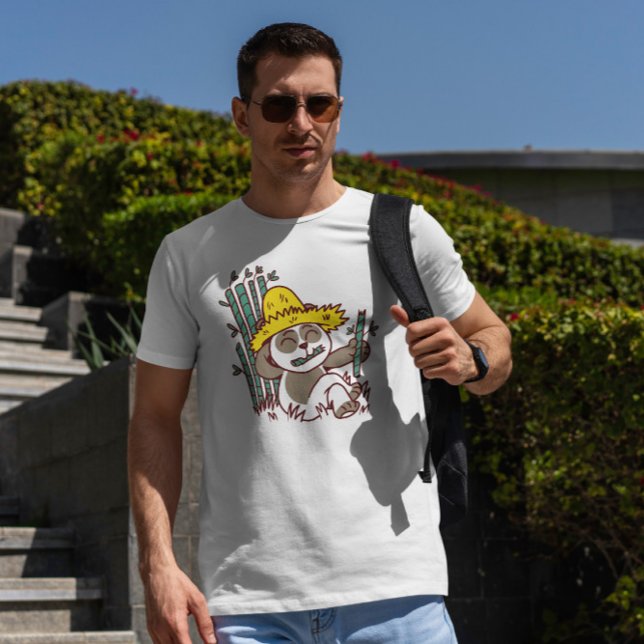 Panda Reading T Shirt (Skapare uppladdad)