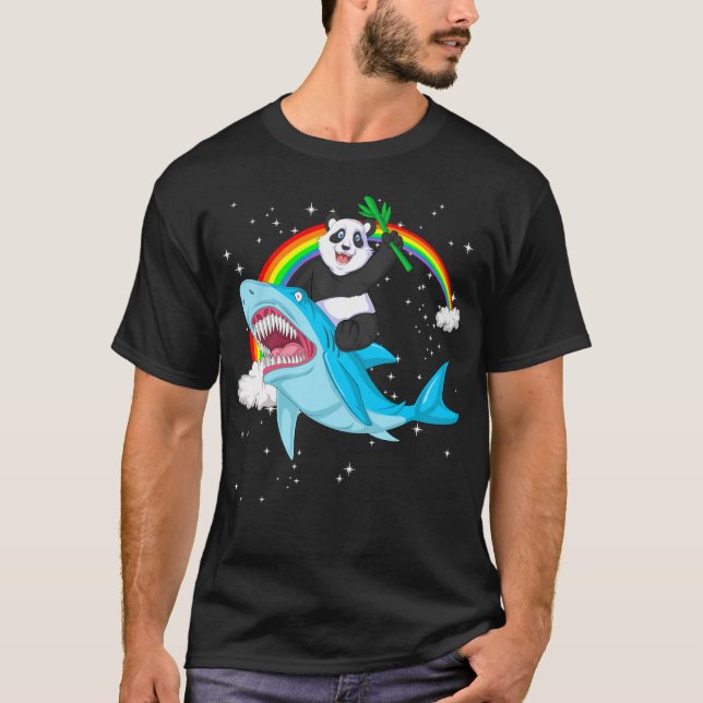 Panda ridhaj t shirt (Framsida)