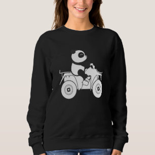 Panda Riding Quad Cute Bear Rider All Terrain T Shirt