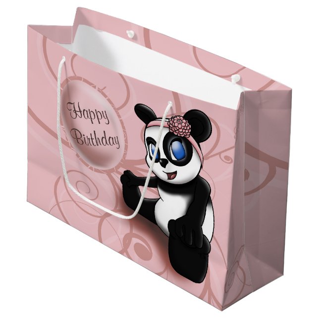 Panda Rosa Birthday (Framsidan Vinklad)
