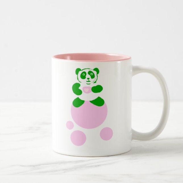 Panda Rosa Bubble Tea Mugg (Höger)