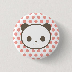 panda rosa knapp