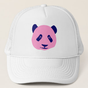 Panda - Rosa och Mörk blått Keps